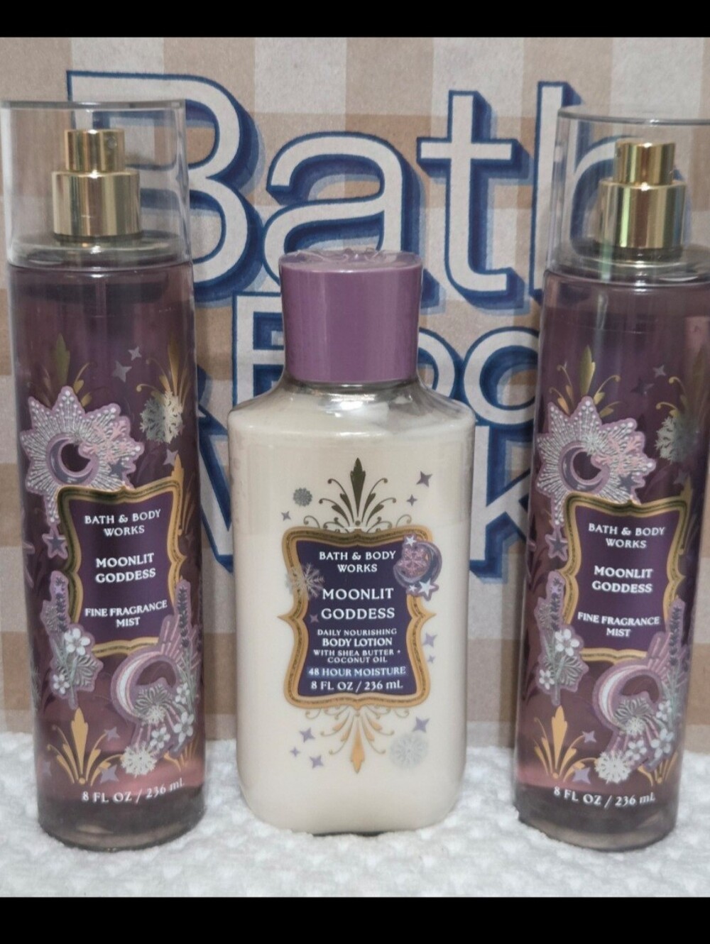 Bath and Body Works Moonlit Goddess Bundle 3PC New!